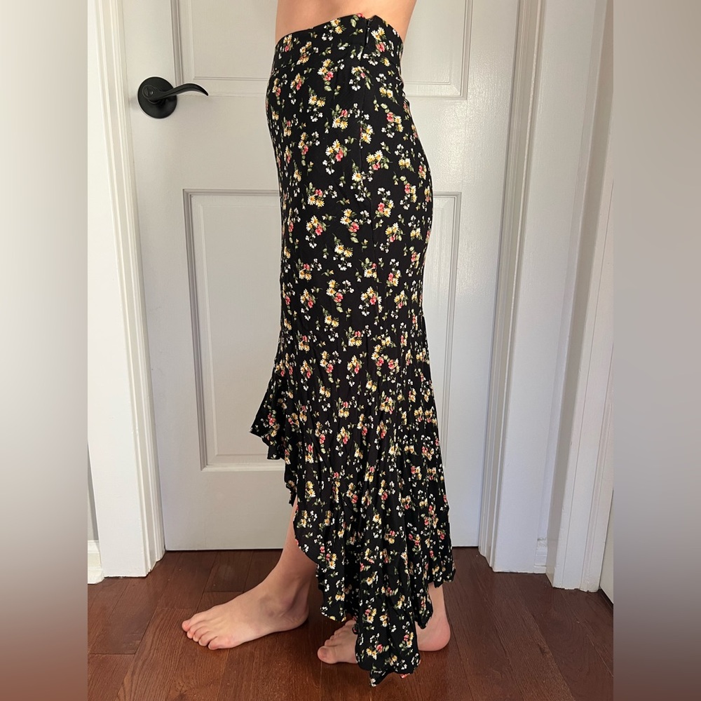 Free People Modern Femme Asymmetrical Skirt